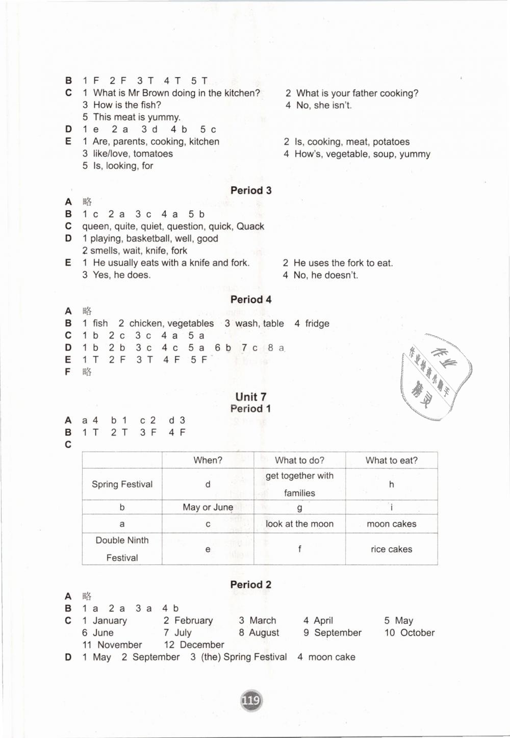 2019年课课练小学英语五年级下册译林版 第5页