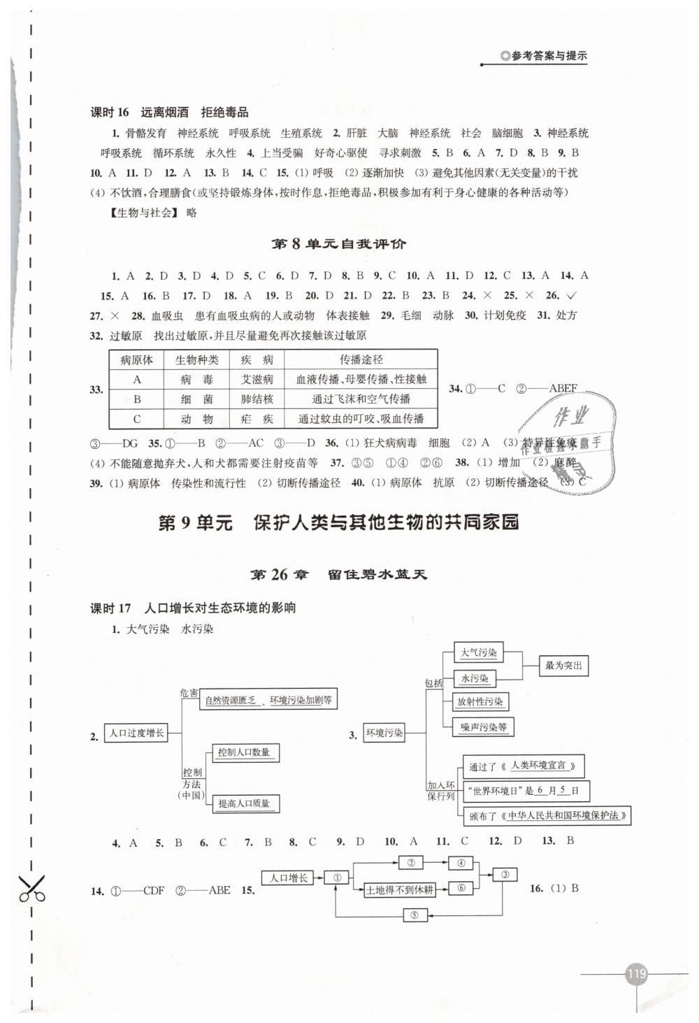 2019年课课练初中生物学八年级下册苏科版 第7页