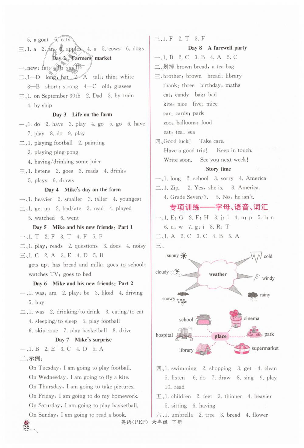 2019年同步導(dǎo)學(xué)案課時(shí)練六年級(jí)英語(yǔ)下冊(cè)人教版 第4頁(yè)