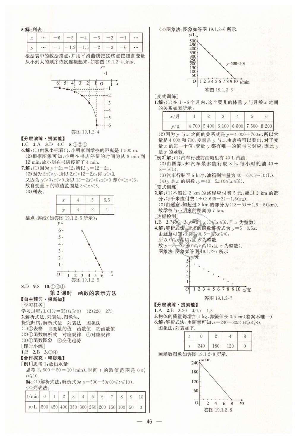 2019年同步學(xué)歷案課時練八年級數(shù)學(xué)下冊人教版河北專版 第18頁