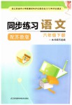 2019年同步練習(xí)六年級語文下冊蘇教版江蘇鳳凰科學(xué)技術(shù)出版社