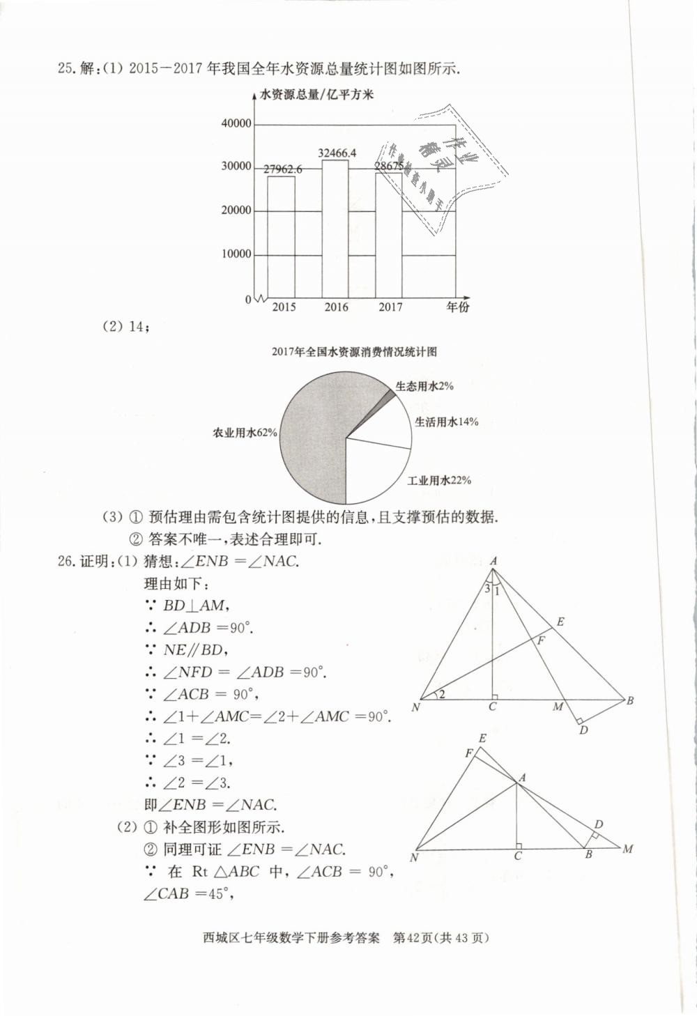 2019年學(xué)習(xí)探究診斷七年級數(shù)學(xué)下冊人教版 第42頁