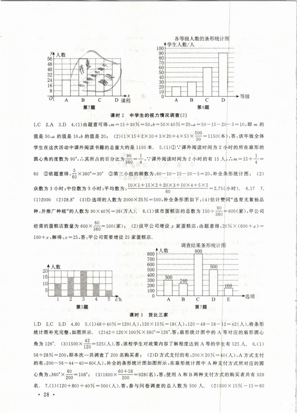 2019年高效精練九年級數(shù)學下冊蘇科版 第28頁