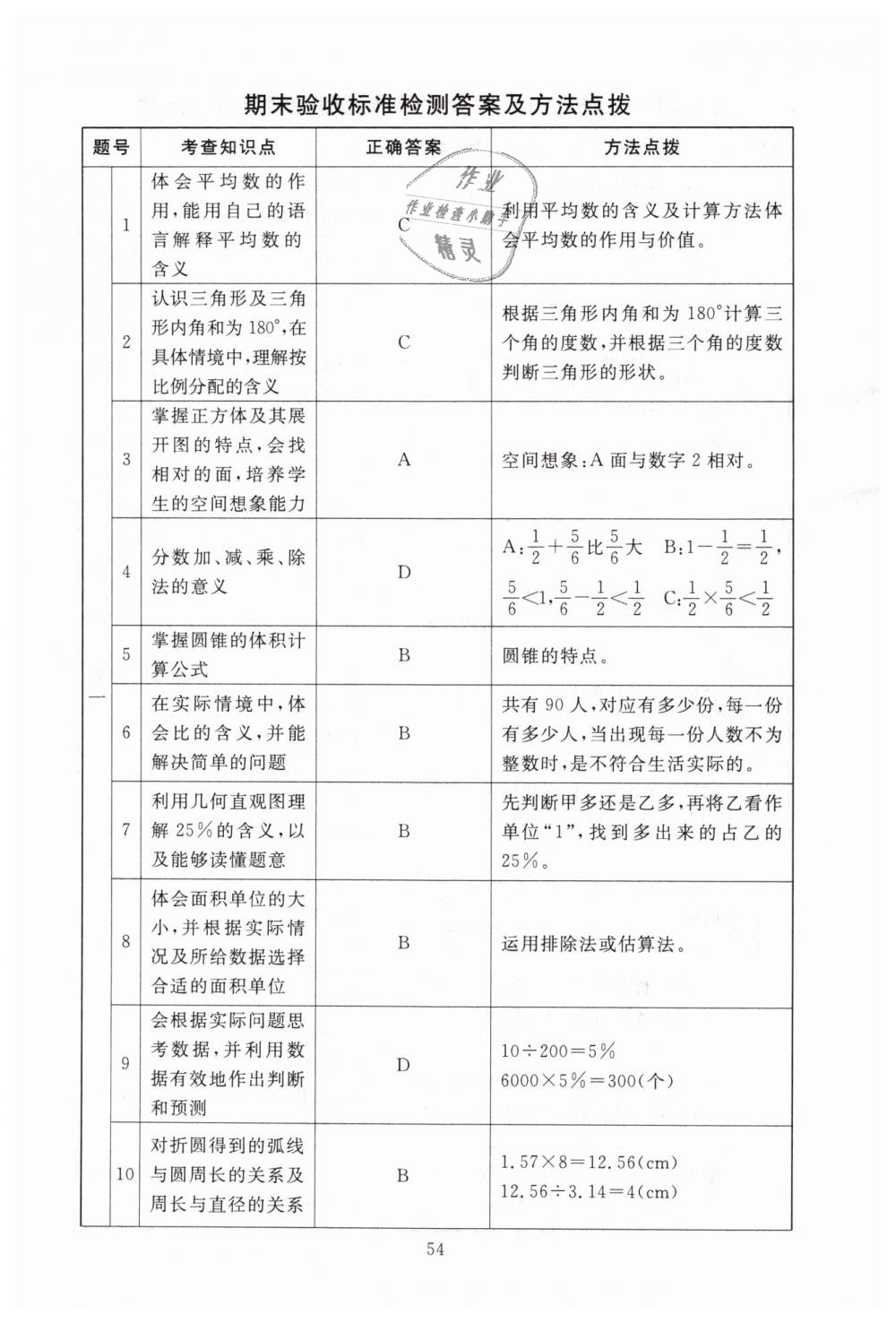 2019年海淀名師伴你學(xué)同步學(xué)練測六年級數(shù)學(xué)下冊北師大版 第22頁