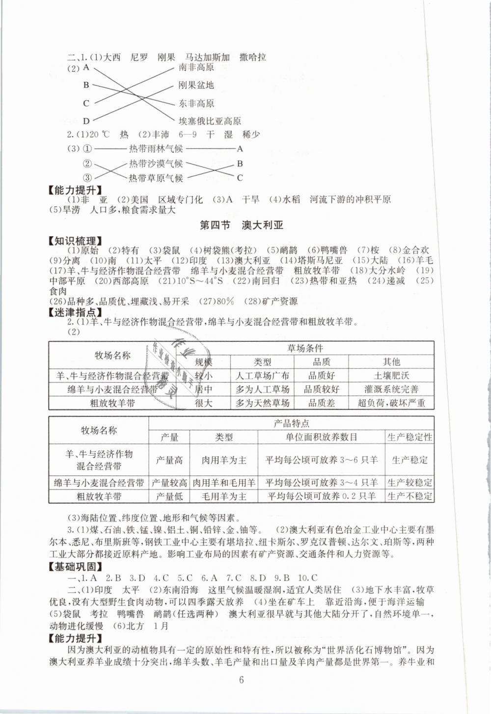 2019年海淀名師伴你學(xué)同步學(xué)練測(cè)七年級(jí)地理下冊(cè)人教版 第6頁(yè)