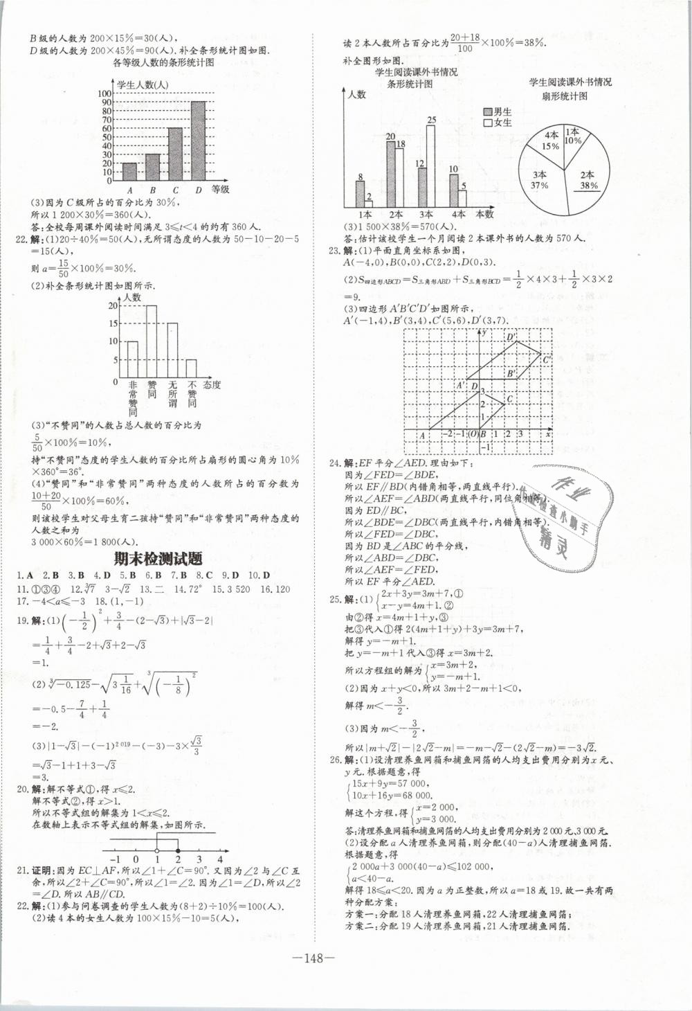 2019年初中同步學(xué)習(xí)導(dǎo)與練導(dǎo)學(xué)探究案七年級(jí)數(shù)學(xué)下冊(cè)人教版 第24頁(yè)