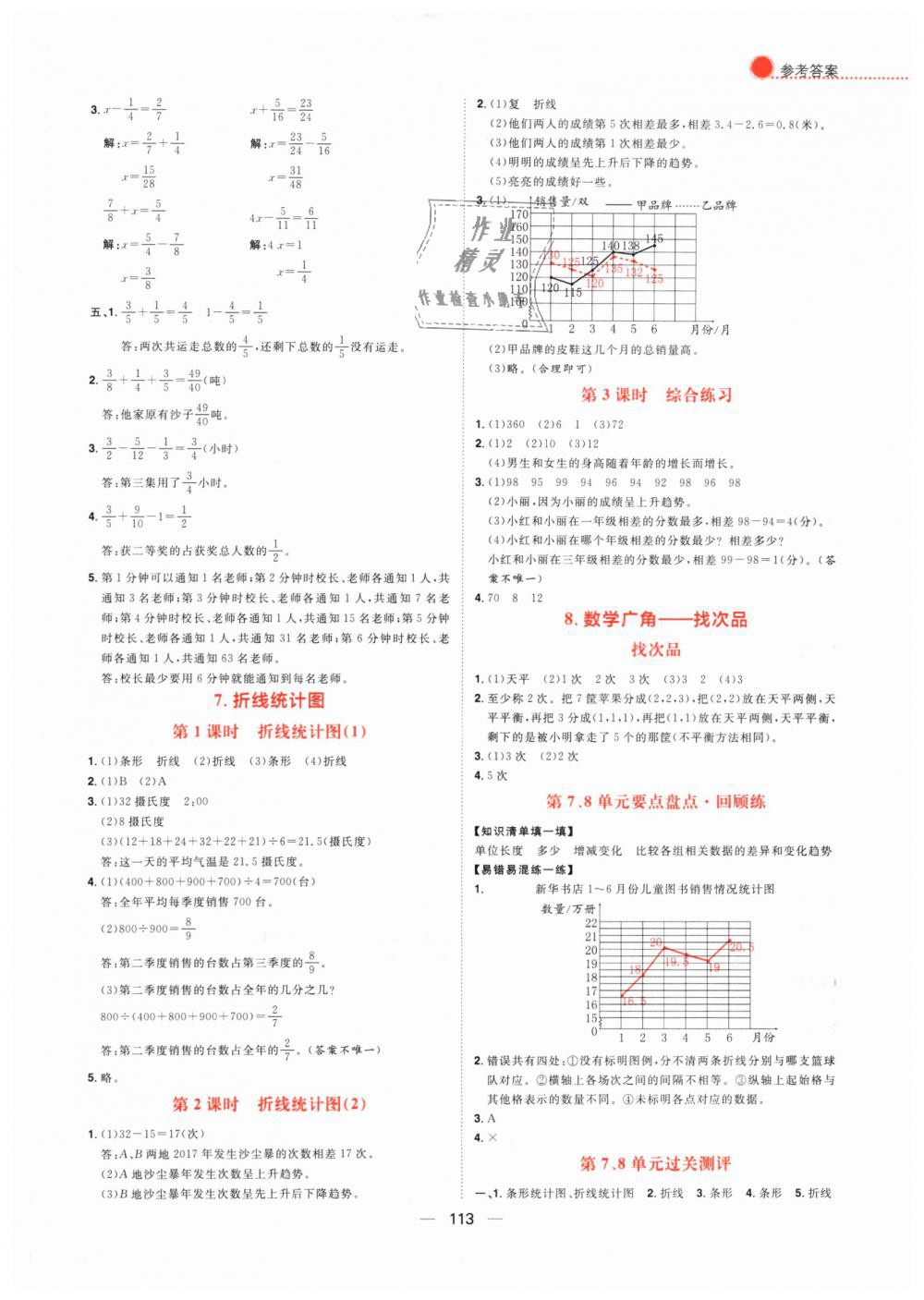 2019年练出好成绩五年级数学下册人教版 第13页