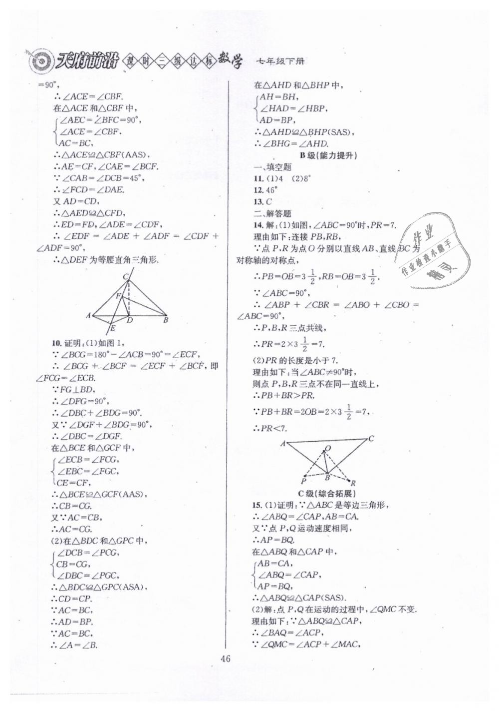 2019年天府前沿七年級數(shù)學(xué)下冊北師大版 第46頁