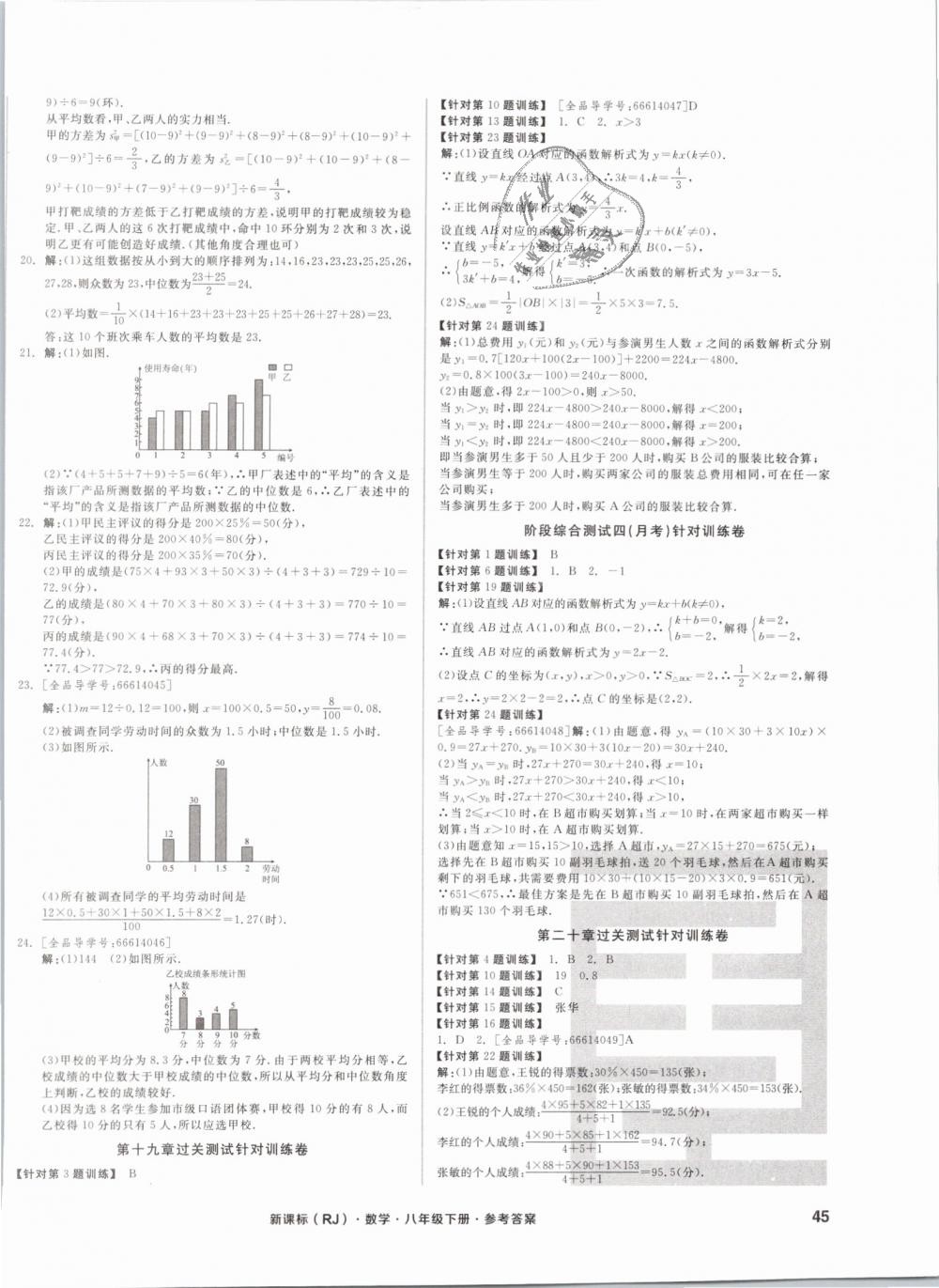 2019年全品小復(fù)習(xí)八年級數(shù)學(xué)下冊人教版 第6頁