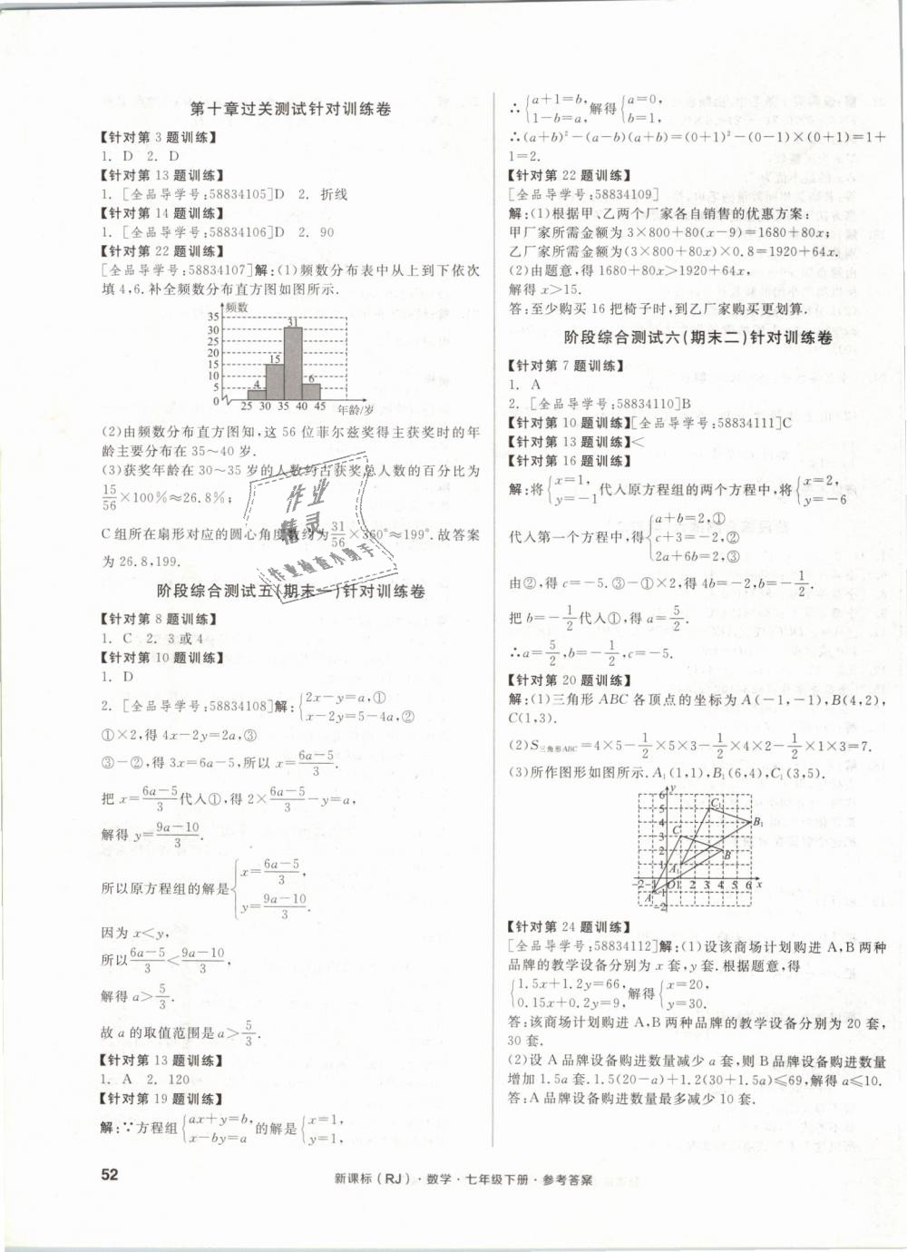 2019年全品小復(fù)習(xí)七年級(jí)數(shù)學(xué)下冊(cè)人教版 第15頁