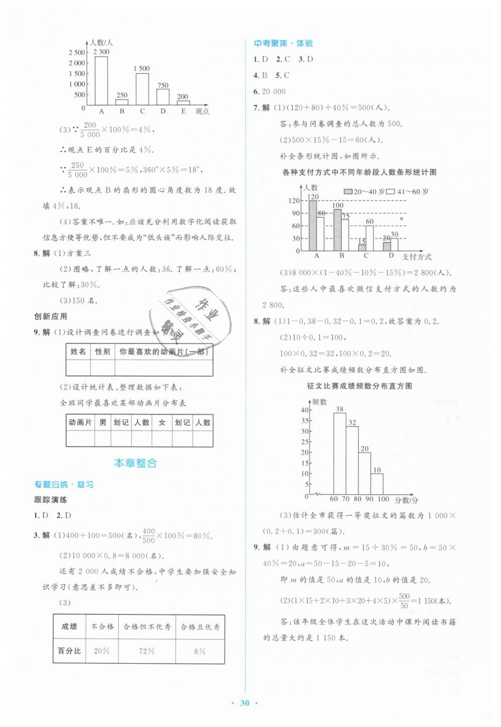 2019年人教金学典同步解析与测评学考练七年级数学下册人教版 第30页