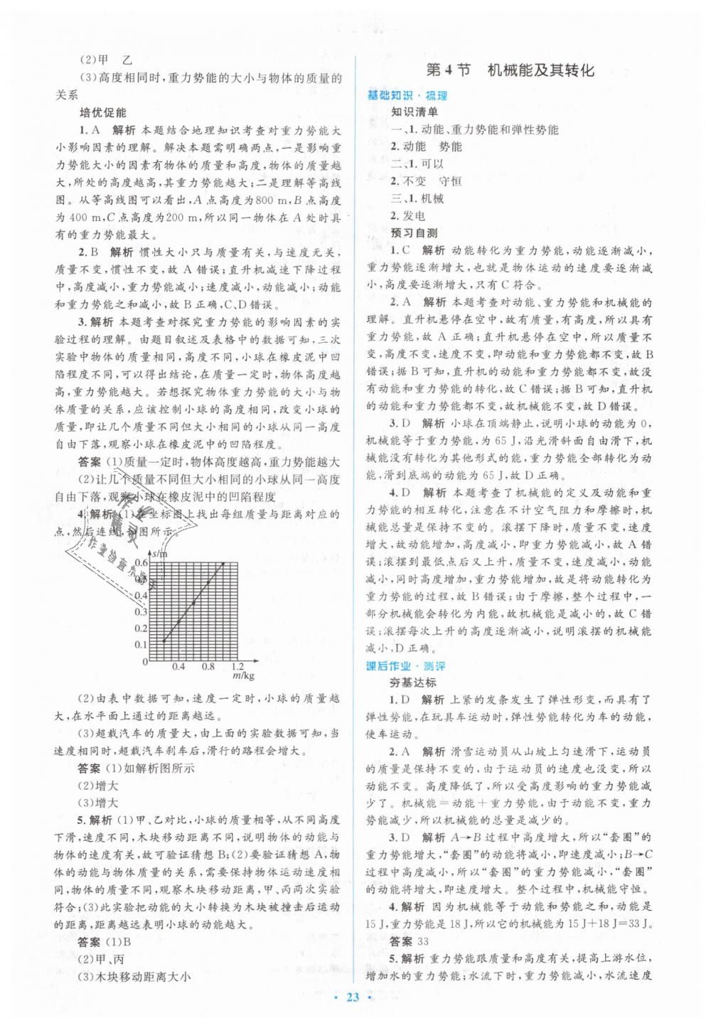 2019年人教金學(xué)典同步解析與測評學(xué)考練八年級物理下冊人教版 第23頁