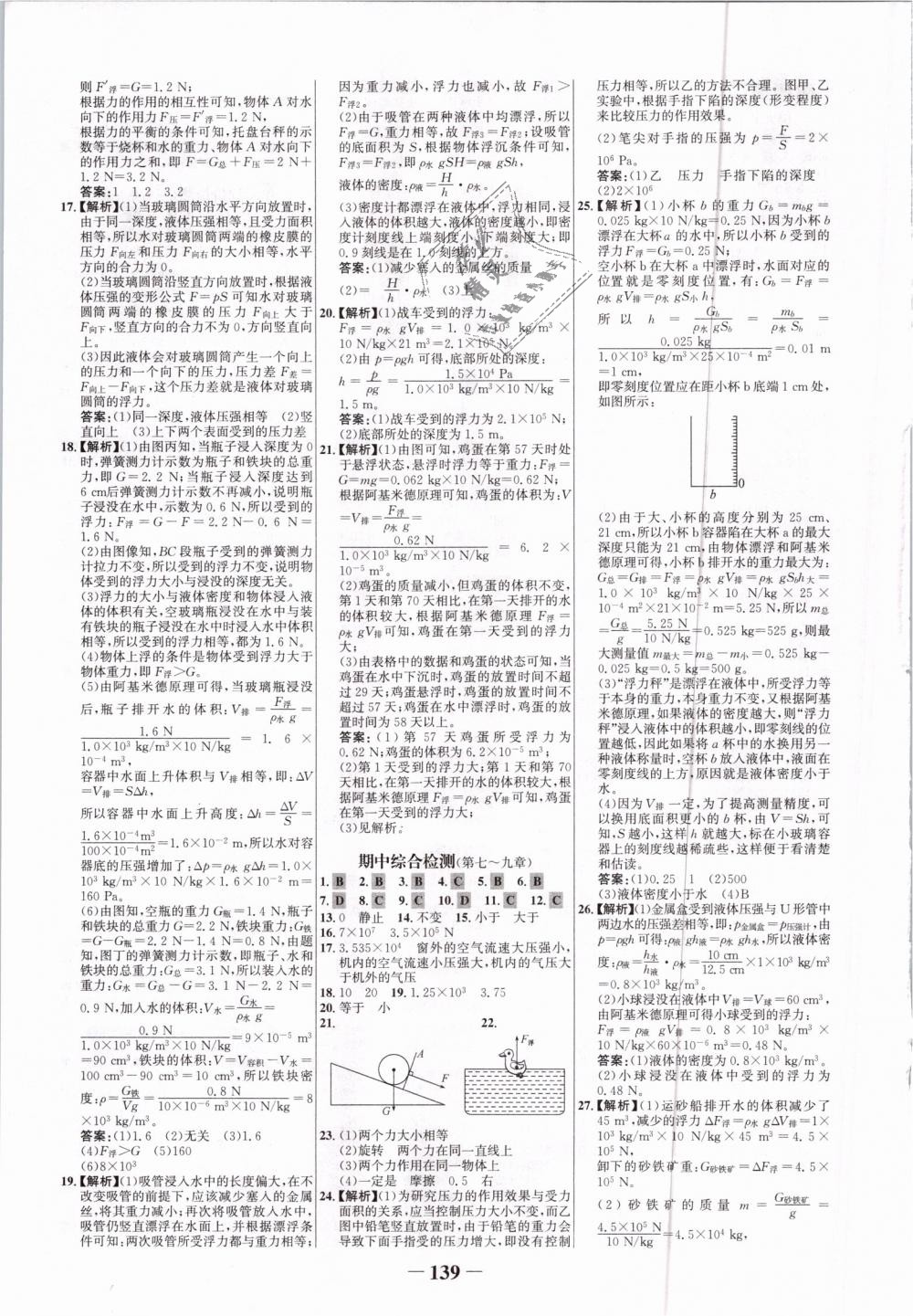 2019年世紀(jì)金榜金榜學(xué)案八年級(jí)物理下冊(cè)滬科版 第15頁(yè)