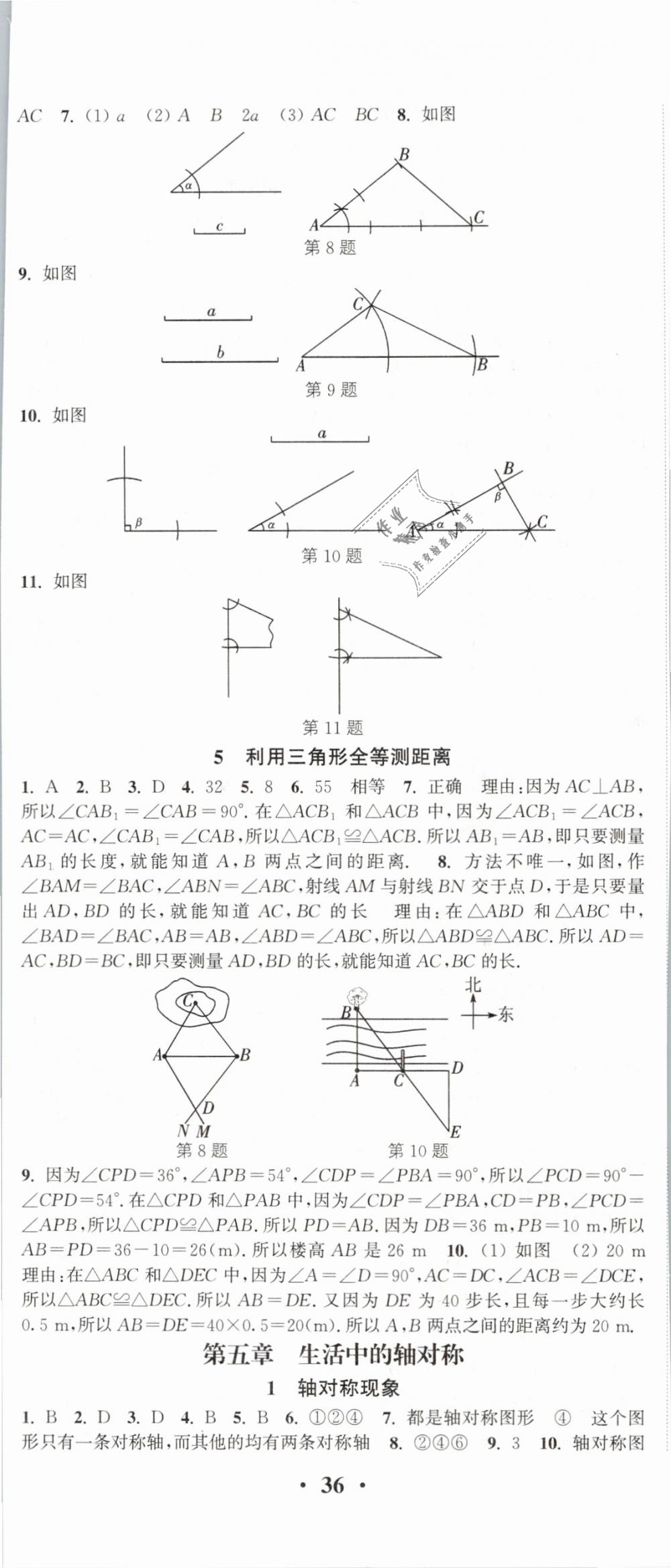 2019年通城学典活页检测七年级数学下册北师大版 第11页