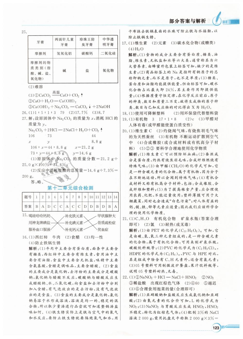 2019年同步导学与优化训练九年级化学下册人教版 第19页