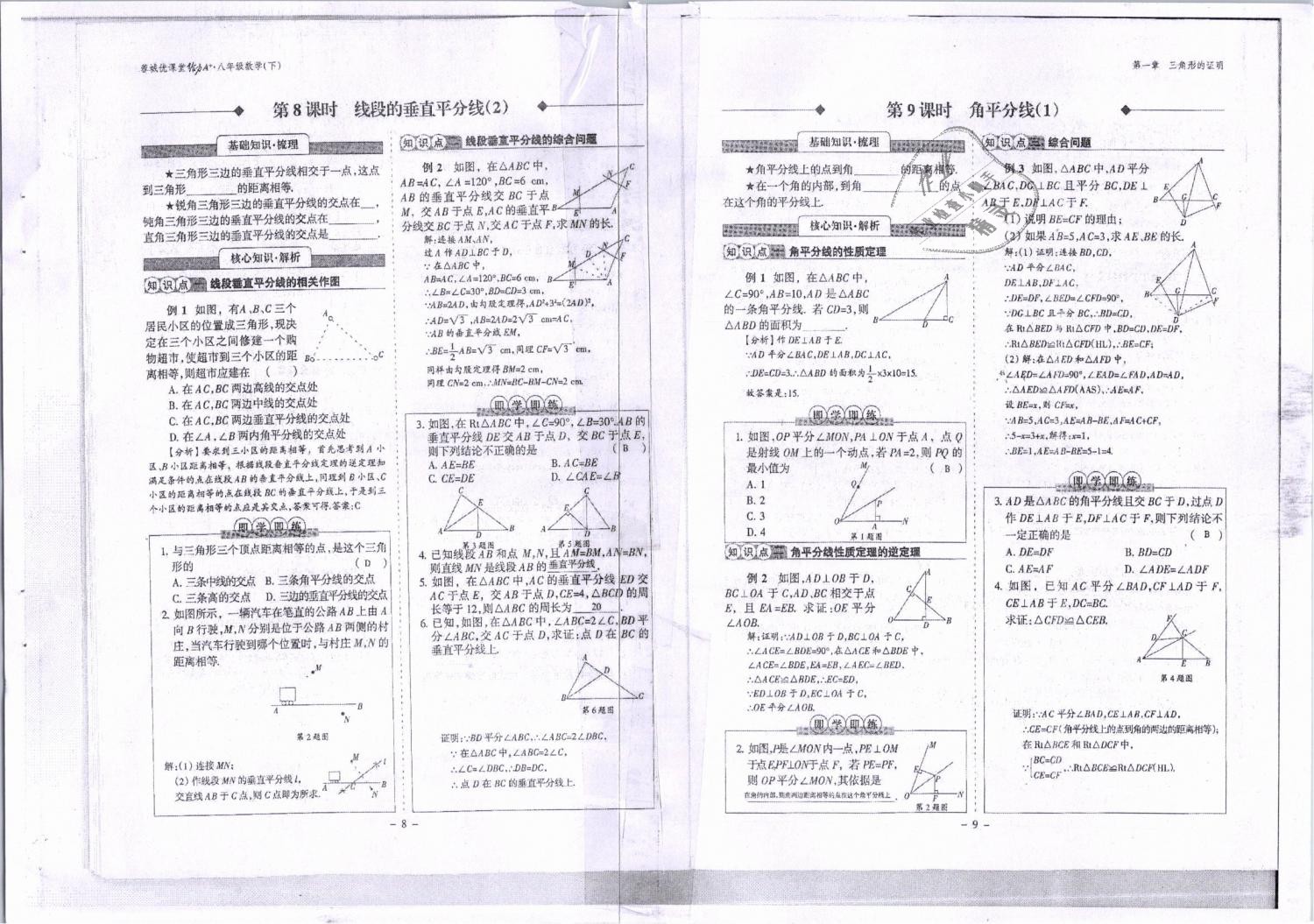 2019年蓉城优课堂给力A加八年级数学下册北师大版 第5页