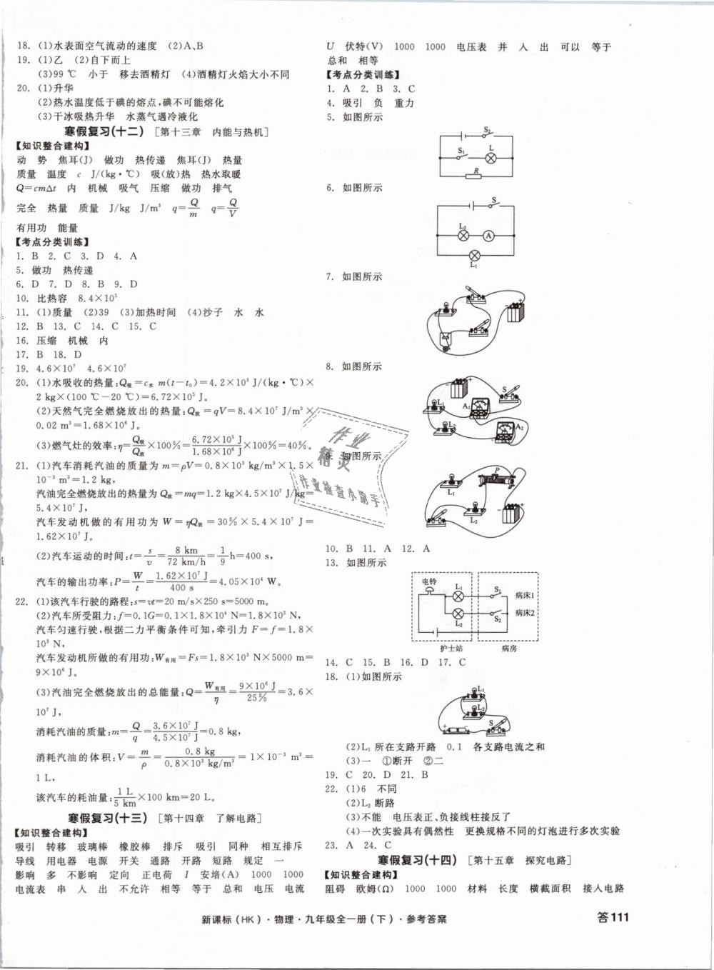 2019年全品學(xué)練考九年級(jí)物理全一冊(cè)下滬科版 第10頁(yè)