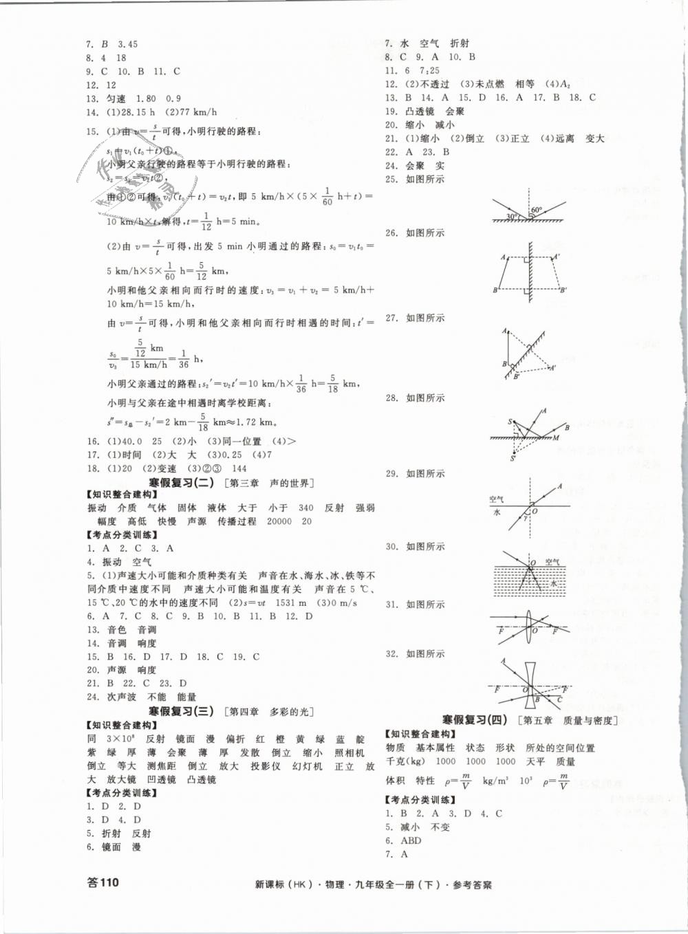 2019年全品學(xué)練考九年級物理全一冊下滬科版 第7頁