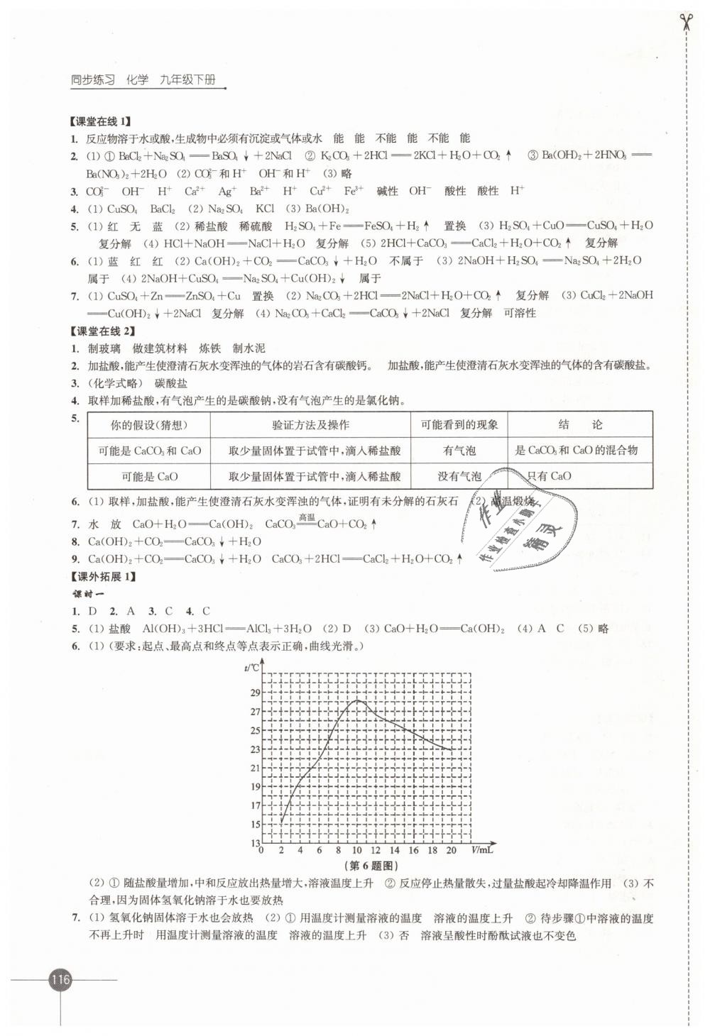 2019年同步练习九年级化学下册沪教版江苏凤凰科学技术出版社 第8页