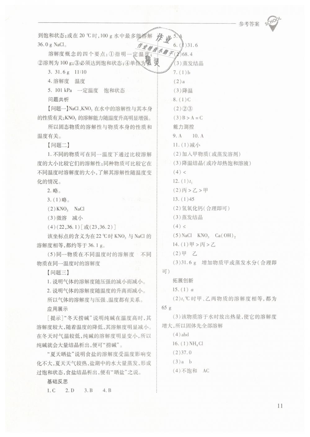 2019年新課程問題解決導(dǎo)學(xué)方案九年級化學(xué)下冊人教版 第11頁