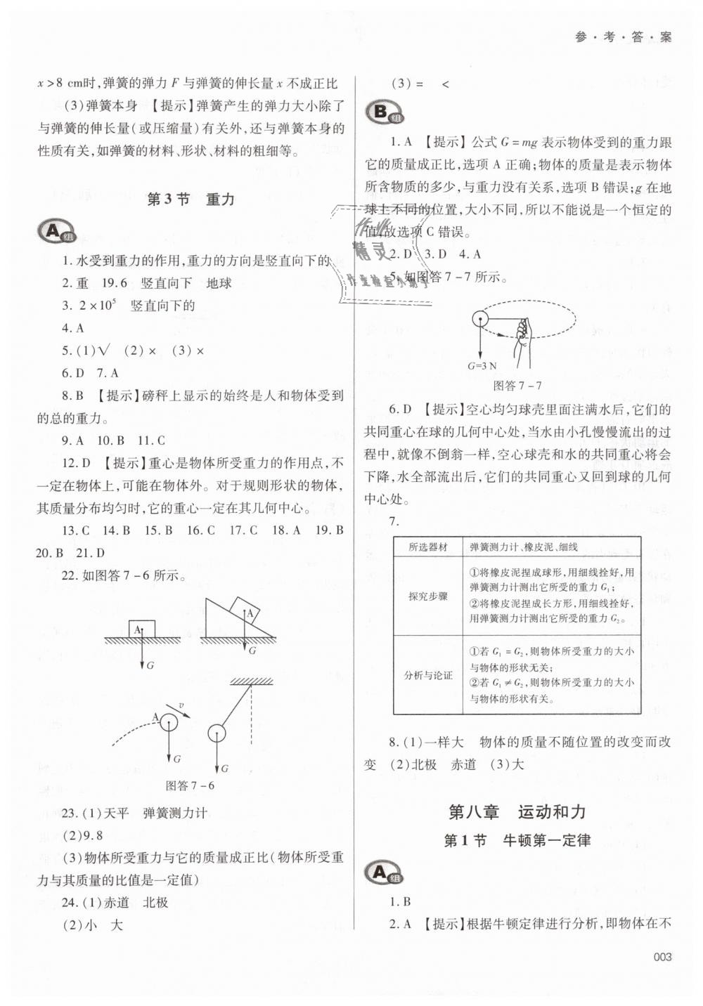 2019年學(xué)習(xí)質(zhì)量監(jiān)測八年級物理下冊人教版 第3頁