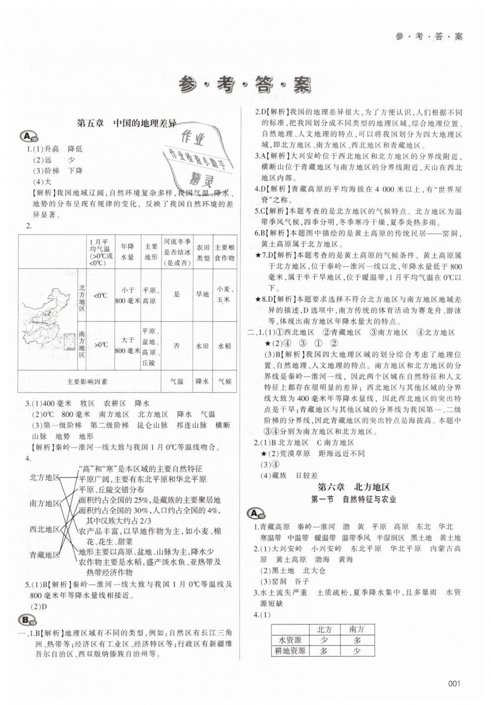 2019年学习质量监测八年级地理下册人教版 第1页