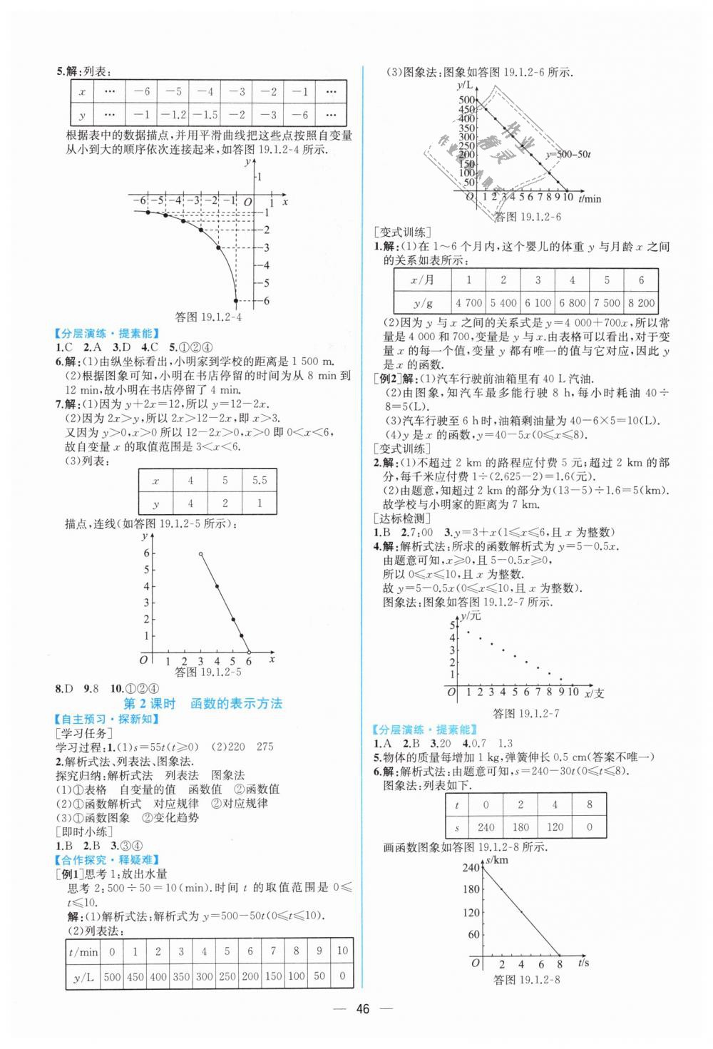 2019年同步学历案课时练八年级数学下册人教版 第18页