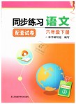2019年同步練習配套試卷六年級語文下冊蘇教版江蘇鳳凰科學技術出版社