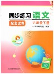 2019年同步練習(xí)配套試卷六年級語文下冊蘇教版江蘇鳳凰科學(xué)技術(shù)出版社