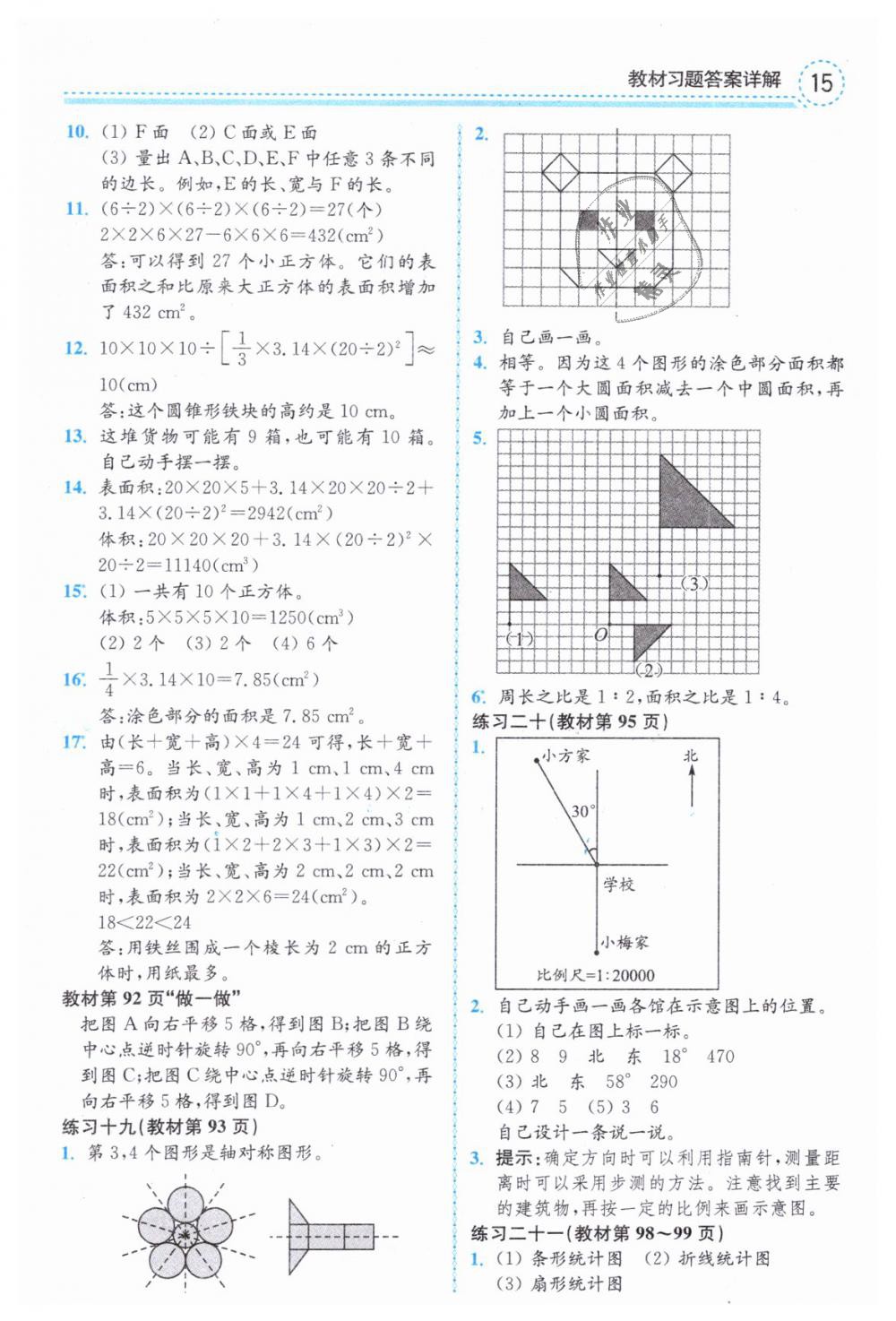 2019年教材課本六年級數(shù)學(xué)下冊人教版 第15頁