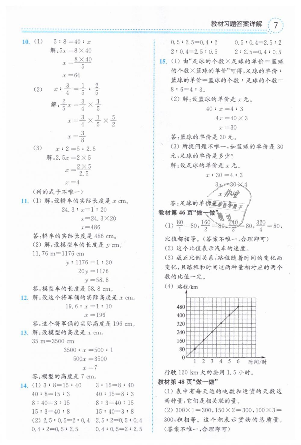 2019年教材課本六年級數(shù)學下冊人教版 第7頁