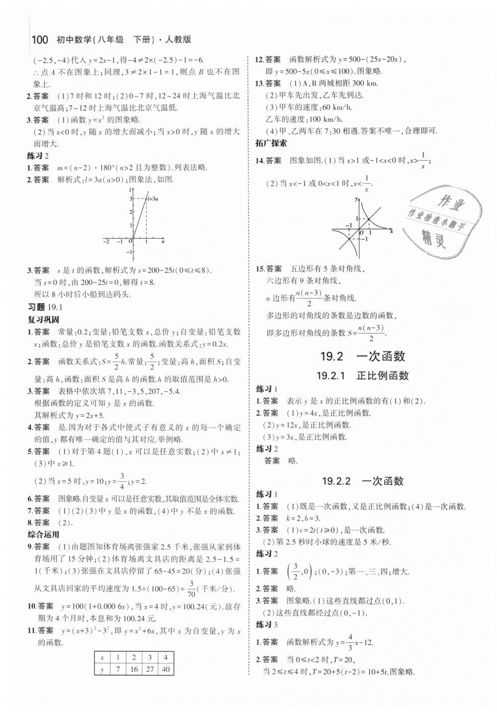 2019年教材課本八年級數(shù)學下冊人教版 第8頁