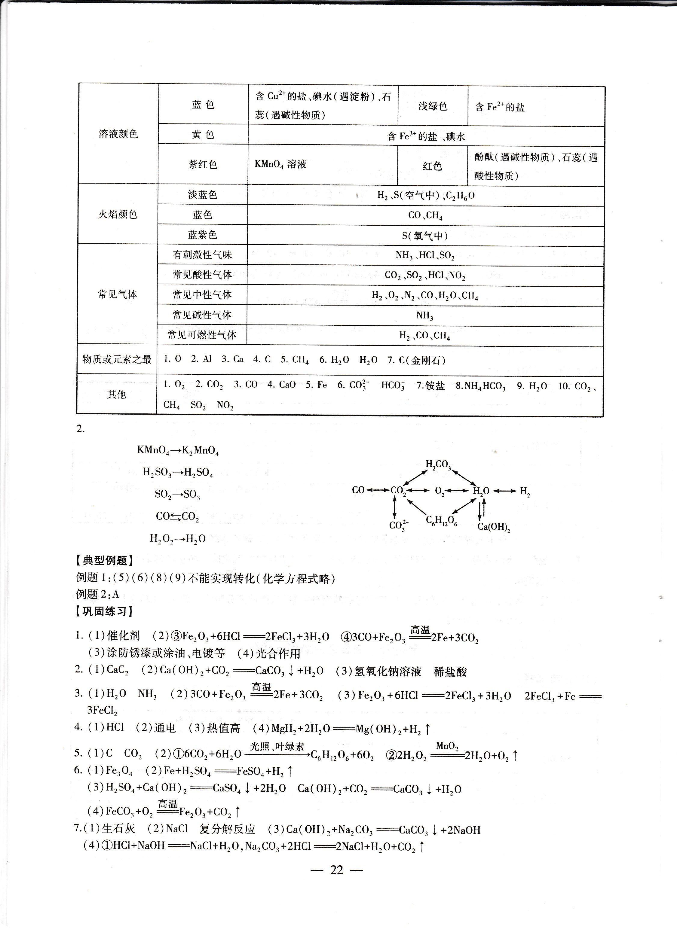 2019年創(chuàng)新優(yōu)化學(xué)案九年級化學(xué)下冊滬教版 第22頁