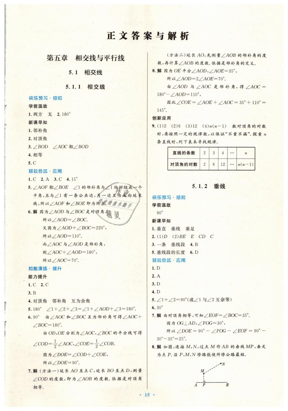 2019年初中同步测控优化设计七年级数学下册人教版 第1页