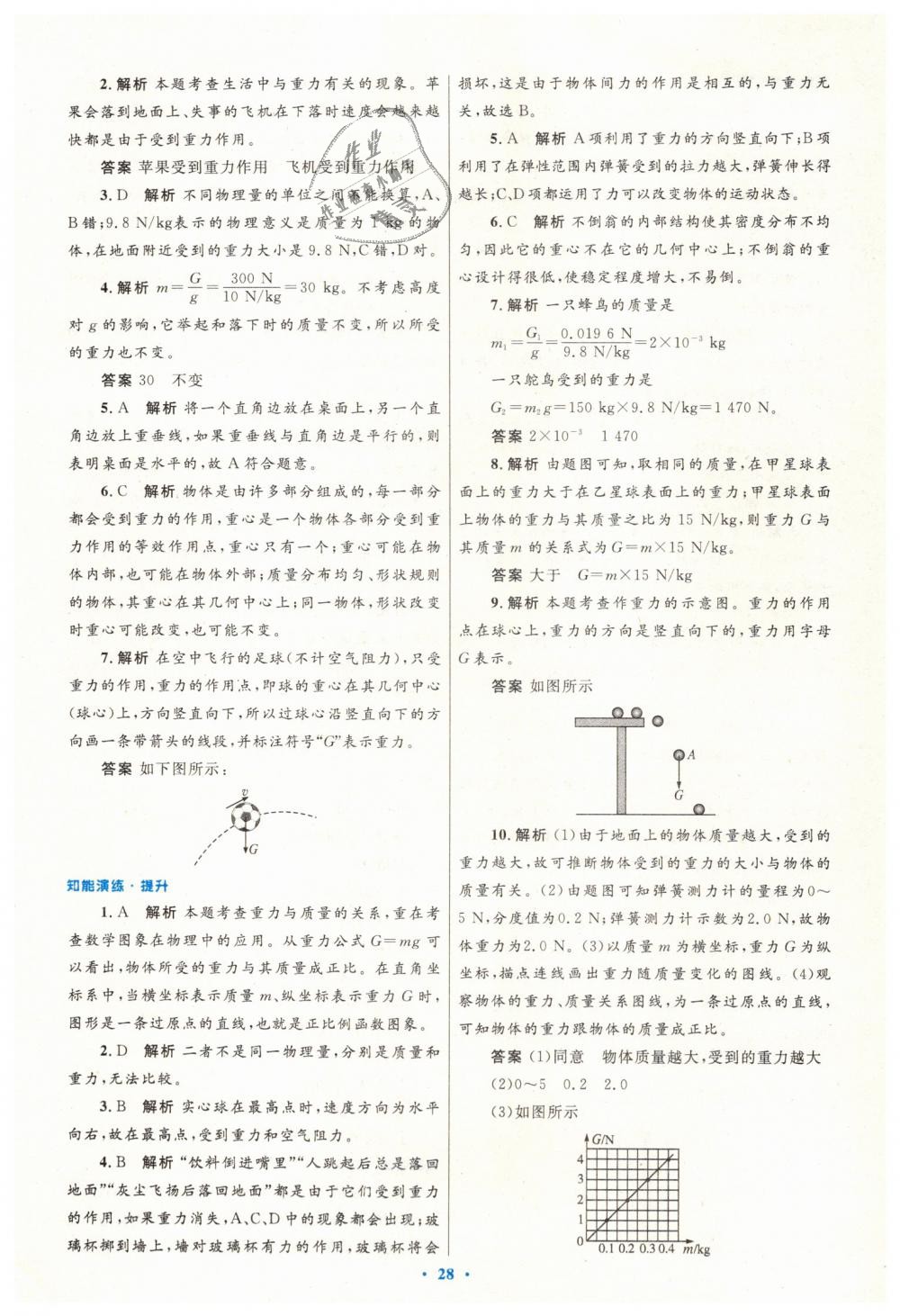 2019年初中同步測(cè)控優(yōu)化設(shè)計(jì)八年級(jí)物理下冊(cè)人教版 第4頁(yè)