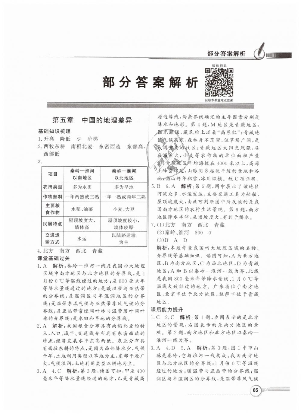 2019年同步导学与优化训练八年级地理下册人教版 第1页