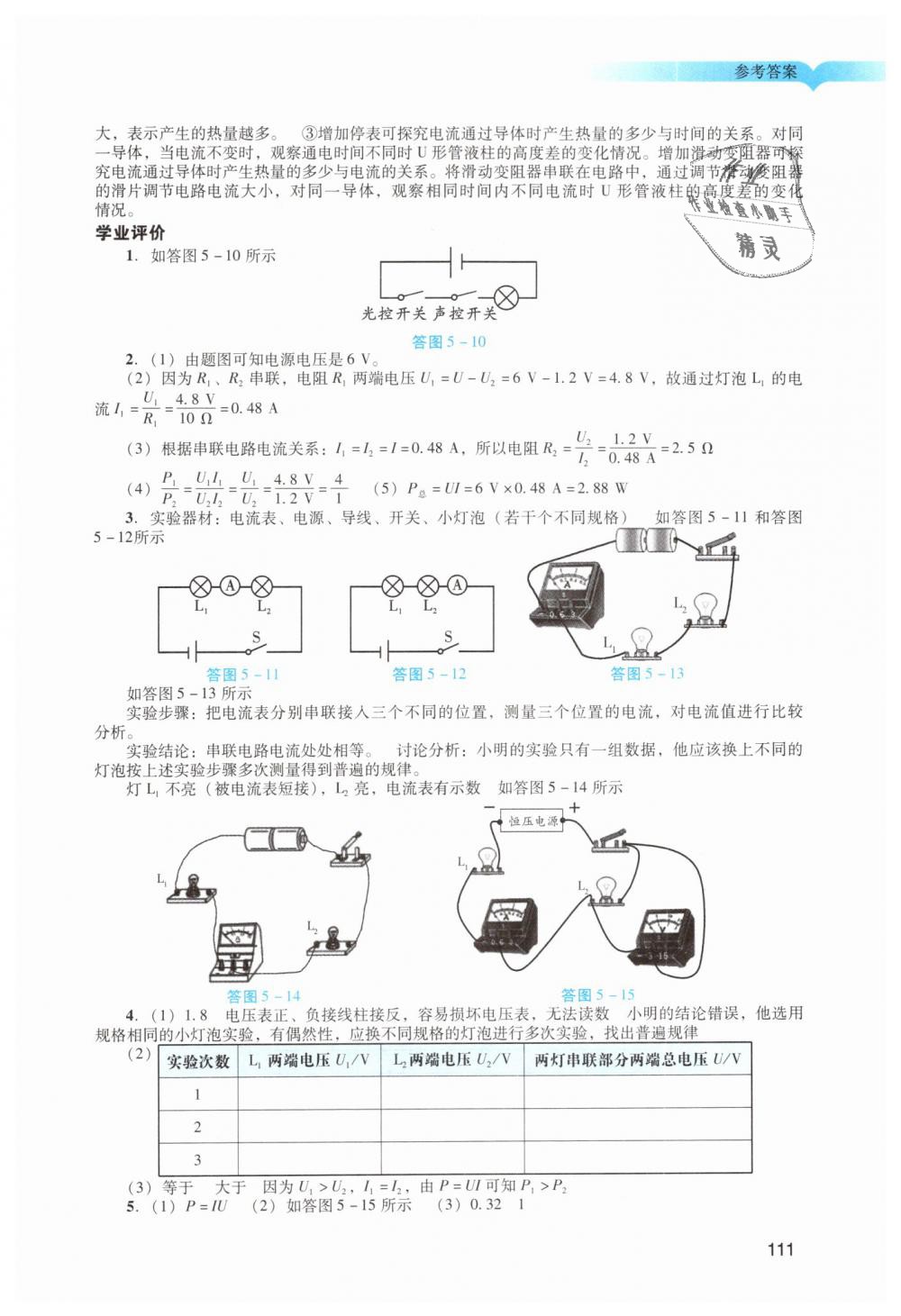 2019年陽(yáng)光學(xué)業(yè)評(píng)價(jià)九年級(jí)物理下冊(cè)人教版 第13頁(yè)