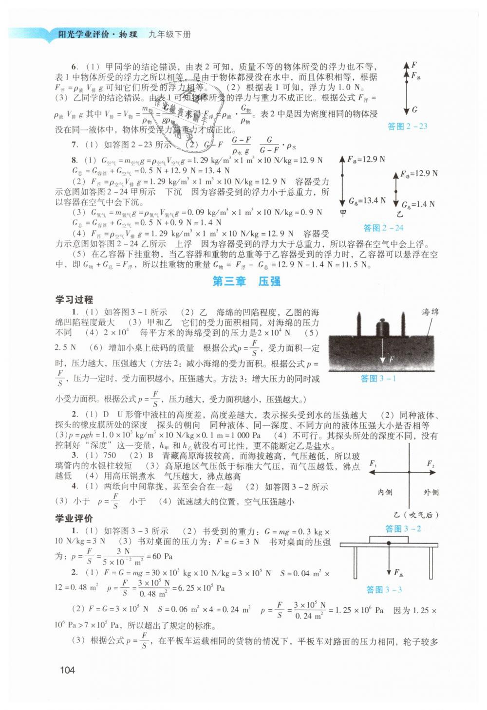 2019年陽光學(xué)業(yè)評(píng)價(jià)九年級(jí)物理下冊(cè)人教版 第6頁