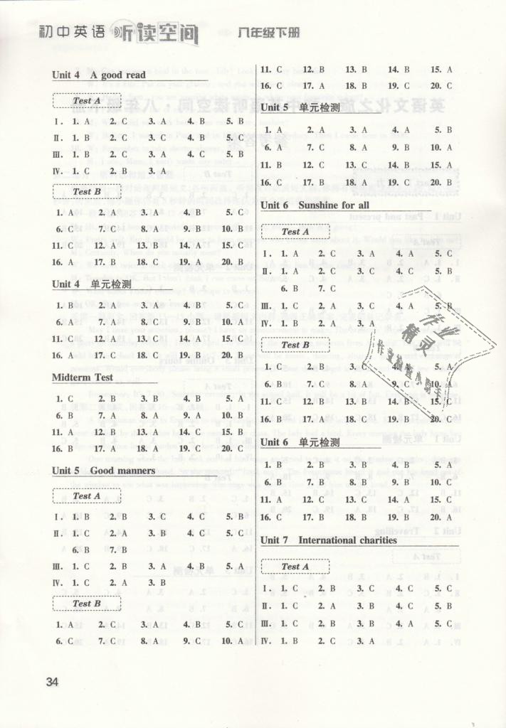 2019年初中英語聽讀空間八年級下冊譯林版 第2頁