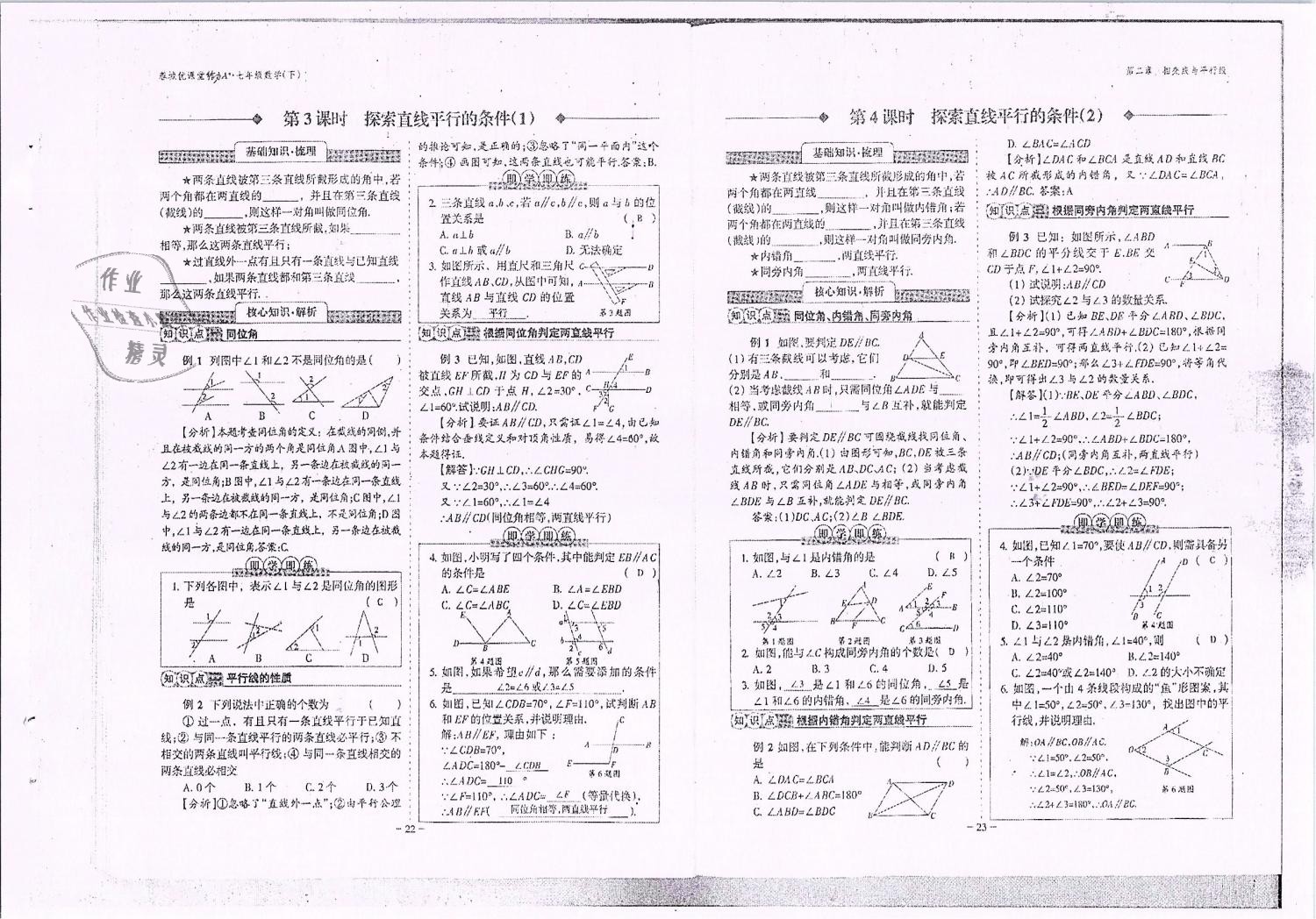 2019年蓉城优课堂给力A加七年级数学下册北师大版 第12页