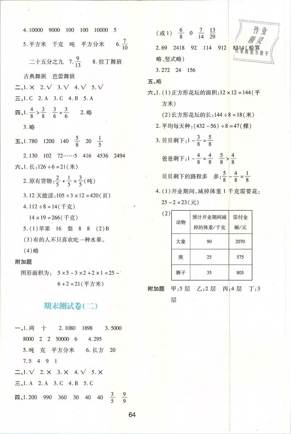 2019年新課程學(xué)習(xí)與評價三年級數(shù)學(xué)下冊北師大版 第16頁