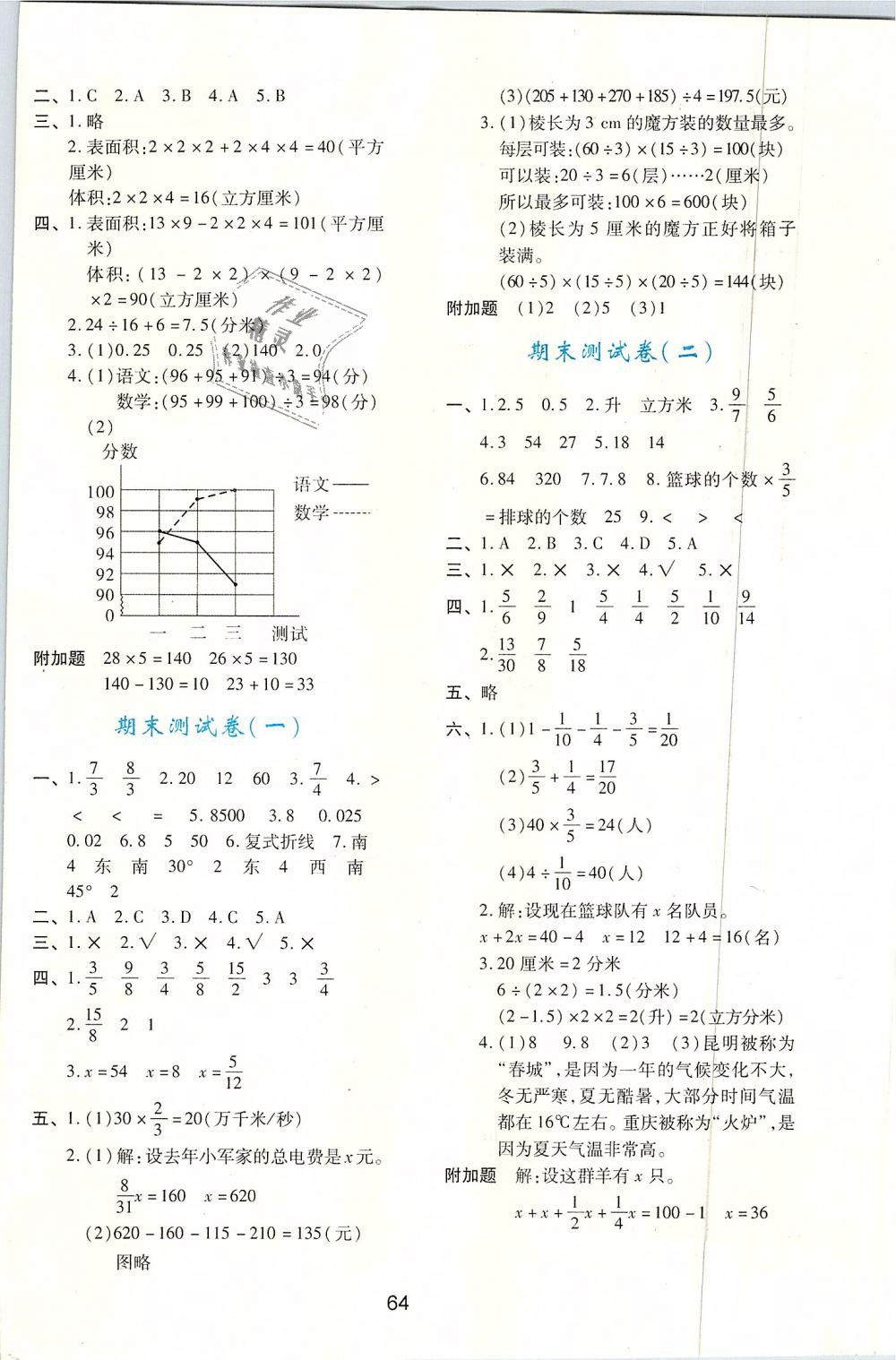 2019年新课程学习与评价五年级数学下册北师大版 第12页