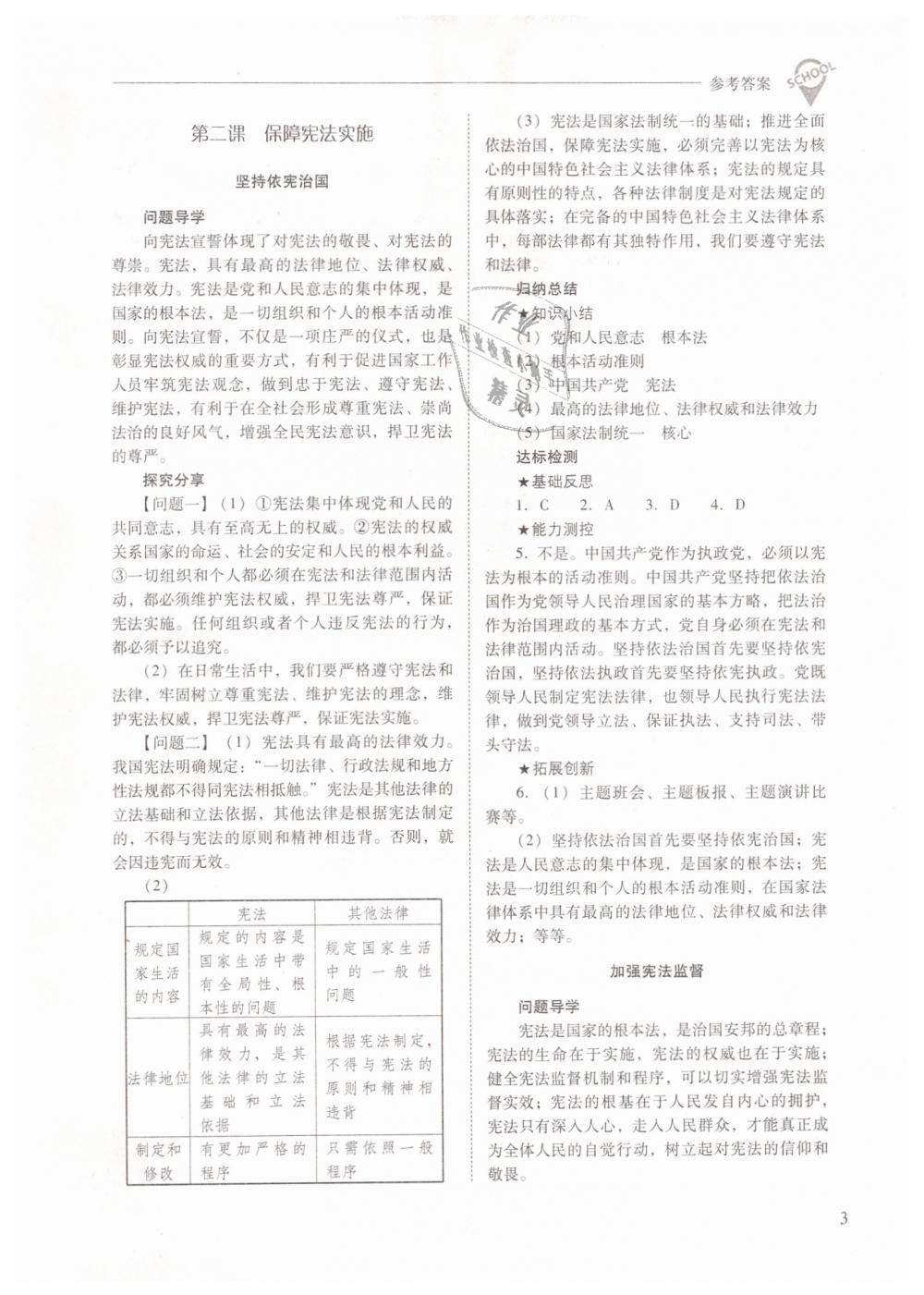 2019年新課程問題解決導(dǎo)學(xué)方案八年級道德與法治下冊人教版 第3頁