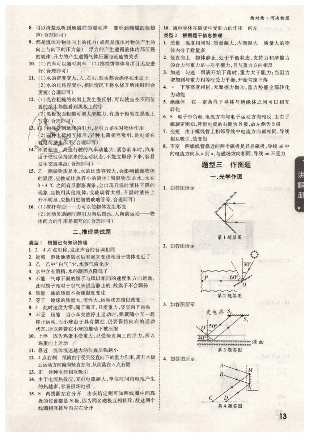 2019年中考面對(duì)面物理河南專版 第13頁