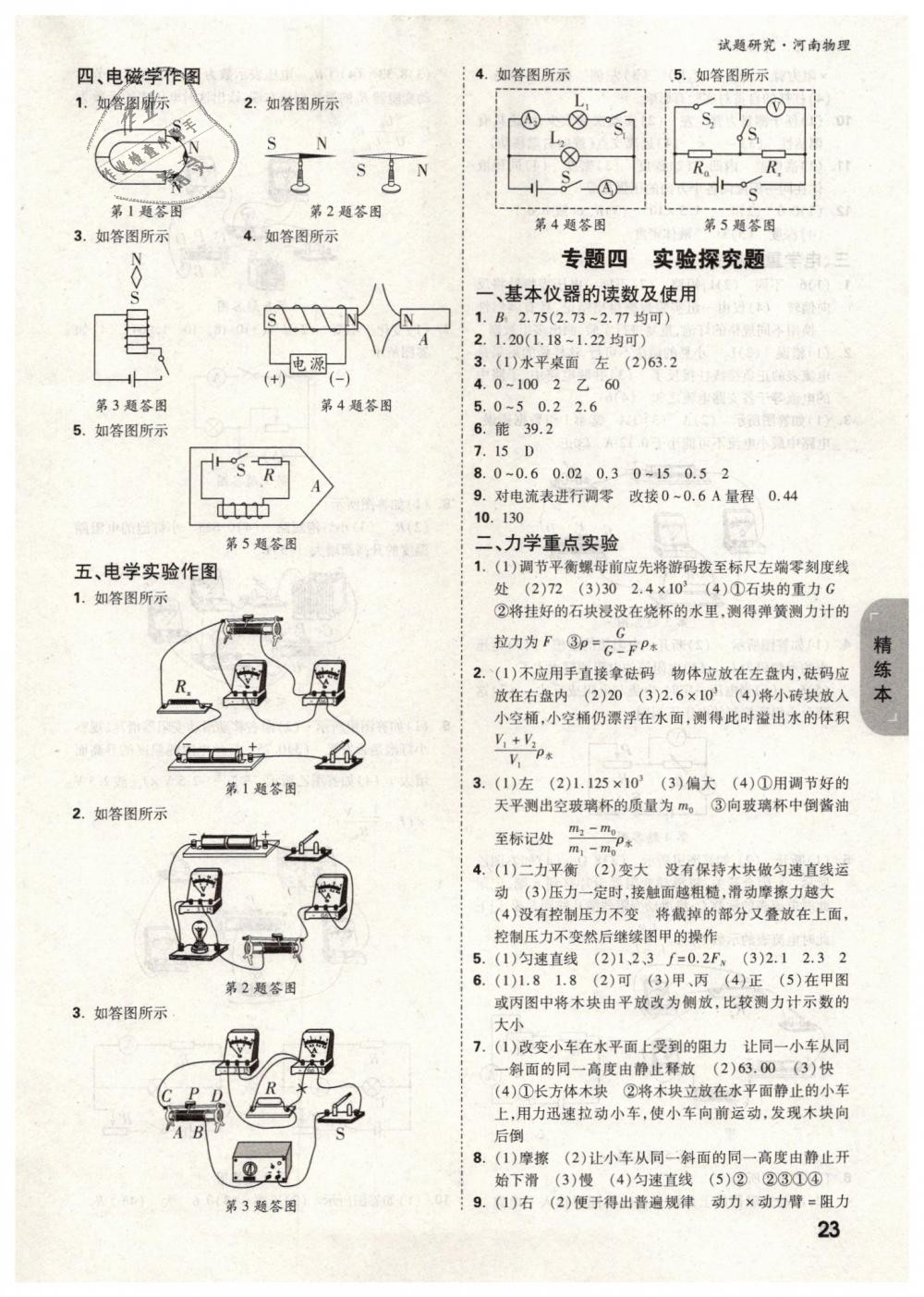 2019年萬唯教育中考試題研究九年級物理河南專版 第23頁