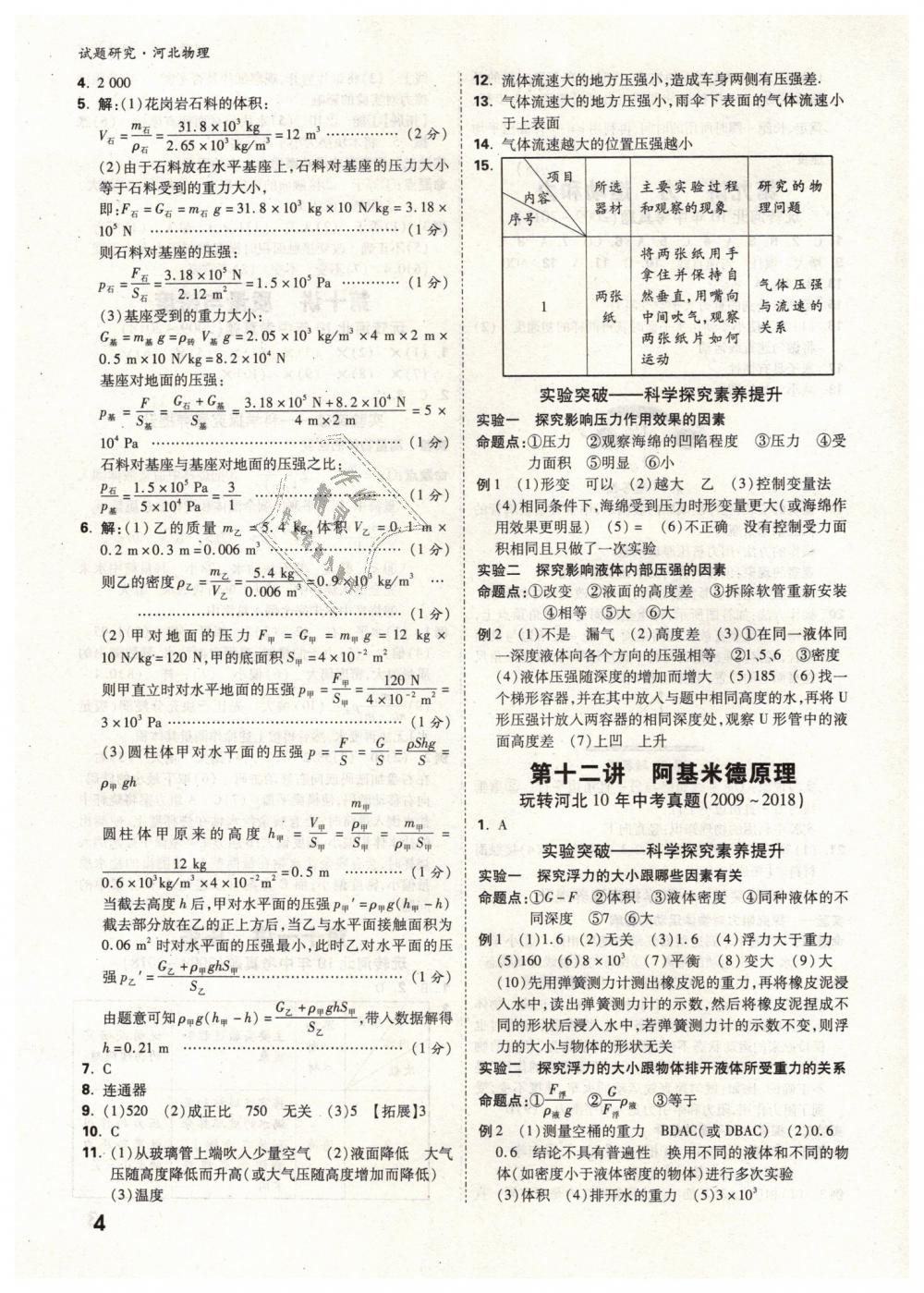 2019年萬(wàn)唯教育中考試題研究九年級(jí)物理河北專版 第4頁(yè)