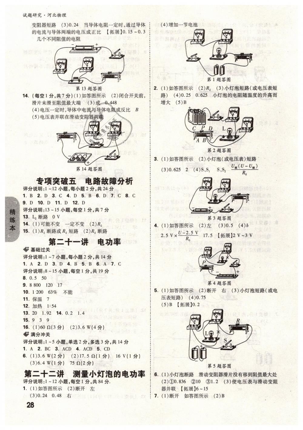 2019年萬唯教育中考試題研究九年級物理河北專版 第28頁