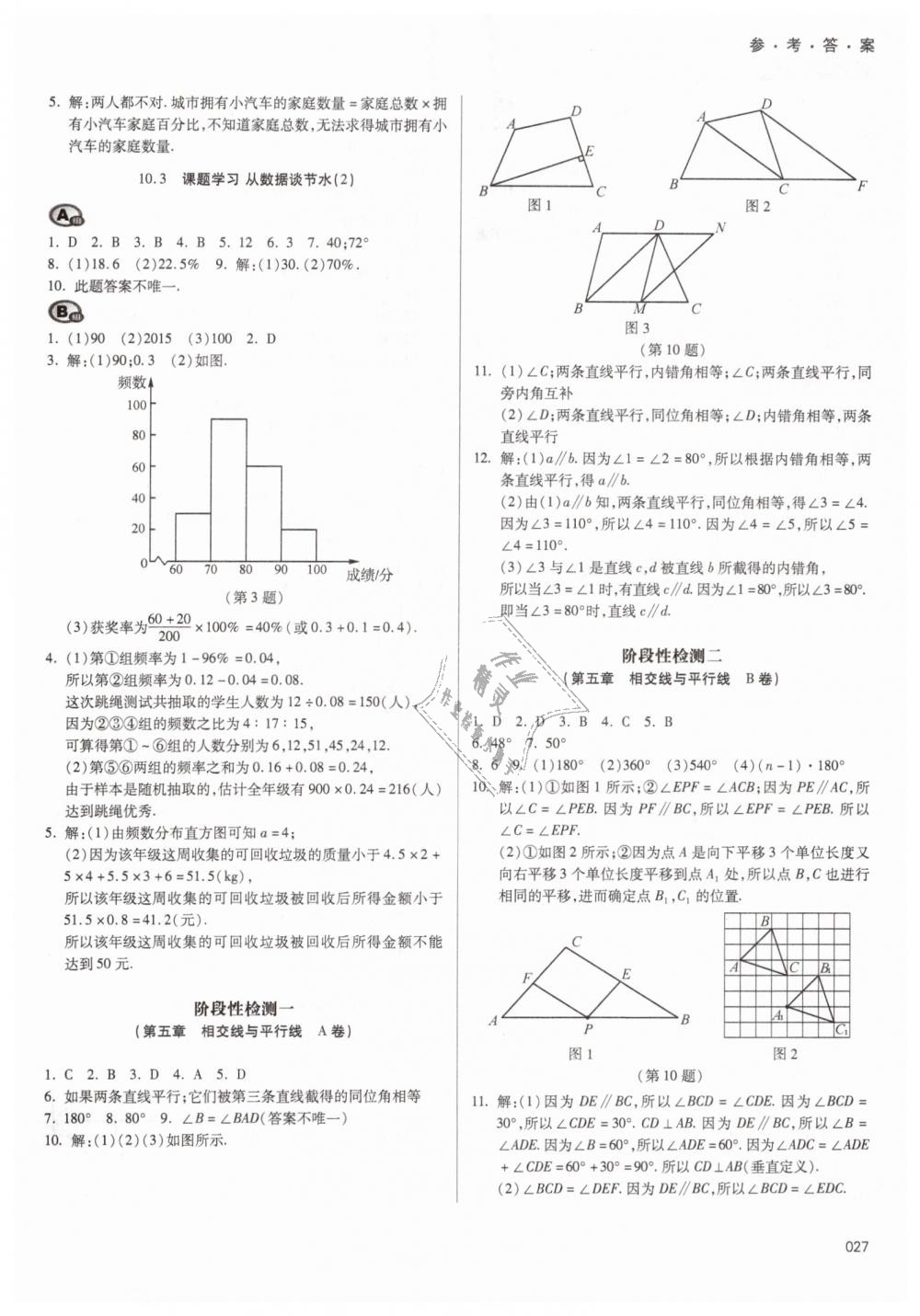 2019年學(xué)習(xí)質(zhì)量監(jiān)測七年級數(shù)學(xué)下冊人教版 第27頁