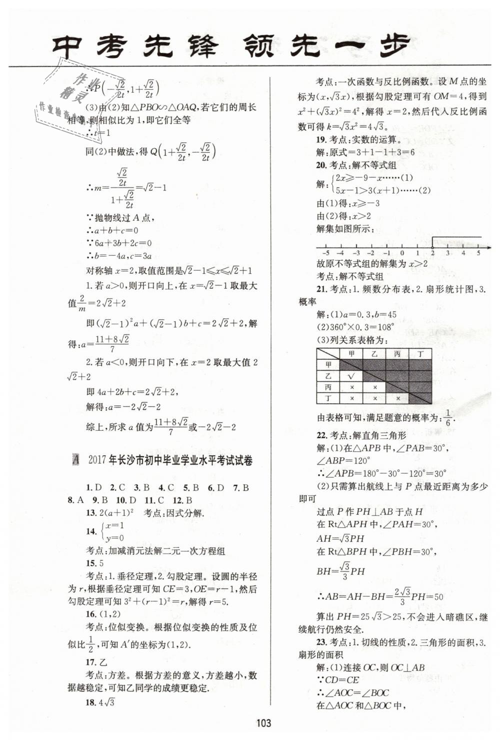 2019年中考先鋒九年級數(shù)學(xué)人教版 第11頁