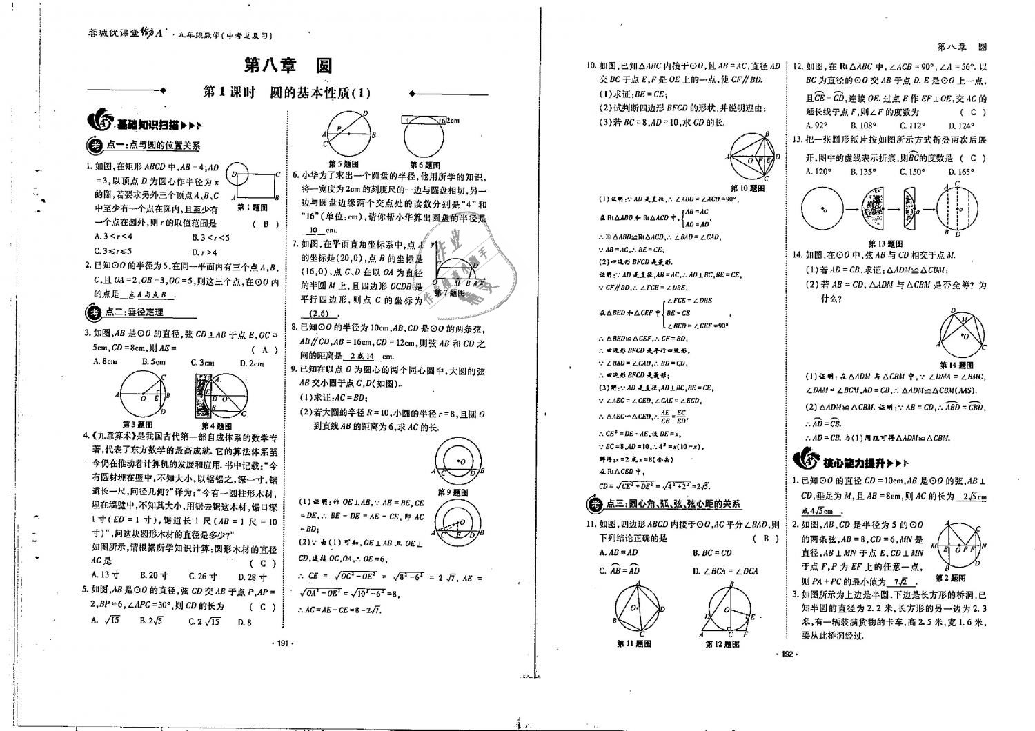 2019年蓉城优课堂给力A加九年级数学中考总复习北师大版 第97页